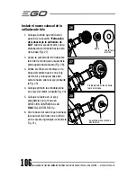 Предварительный просмотр 106 страницы EGO ST1530 Operator'S Manual