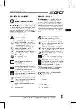 Preview for 41 page of EGO ST1530E Operator'S Manual