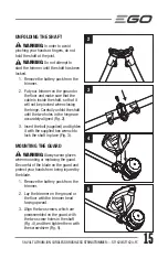 Предварительный просмотр 15 страницы EGO ST1620T Operator'S Manual