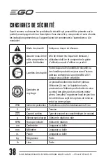 Preview for 38 page of EGO ST1620T Operator'S Manual