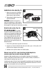 Preview for 56 page of EGO ST1620T Operator'S Manual