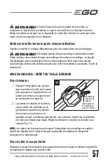 Предварительный просмотр 57 страницы EGO ST1620T Operator'S Manual