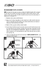 Предварительный просмотр 62 страницы EGO ST1620T Operator'S Manual