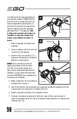 Preview for 98 page of EGO ST1620T Operator'S Manual