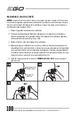 Preview for 100 page of EGO ST1620T Operator'S Manual