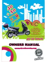 EGO Street Scoota Go To Town Owner'S Manual предпросмотр