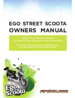Предварительный просмотр 1 страницы EGO Street Scoota Owner'S Manual