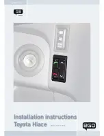 EGO TS Installation Instructions Manual preview