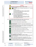 Предварительный просмотр 14 страницы EGON HARIG flamtron FL (Ex) d 07 Series Assembly, Installation And Commissioning Instructions