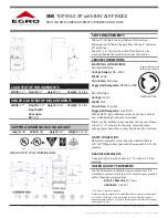 Предварительный просмотр 8 страницы Egro ONE TOP MILK XP User Manual