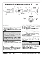 Предварительный просмотр 2 страницы EGS Appleton CPP-2023 Installation And Applications Instruction