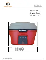 Предварительный просмотр 1 страницы EGS Pentax G6N Product Manual