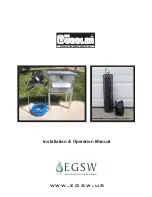 EGSW THE BUBBLER Installation & Operation Manual preview