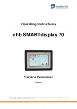 ehb electronics SMARTdisplay 70 Operating Instructions Manual предпросмотр