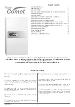 Предварительный просмотр 2 страницы EHC Fusion Comet EHCCOM12KW Installation & Technical Manual