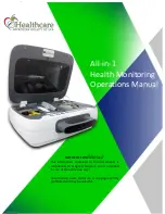 eHealthcare Ai1 Operation Manual предпросмотр