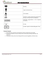 Предварительный просмотр 8 страницы eHealthcare Ai1 Operation Manual