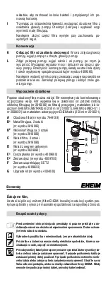 Preview for 42 page of EHEIM 2401 Manual