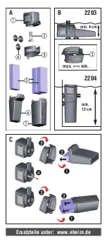 Предварительный просмотр 2 страницы EHEIM 4011708224588 Operating Instructions Manual