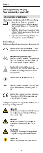 Preview for 5 page of EHEIM 4251011 Operating Manual