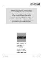 Preview for 260 page of EHEIM 6062 Operating Manual