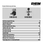 EHEIM 6063040 Operating Manual preview