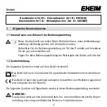 Preview for 4 page of EHEIM 6063040 Operating Manual