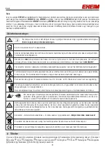 Preview for 16 page of EHEIM 6406 Operating Instructions Manual