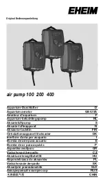 EHEIM air pump 100 Manual preview