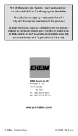 Preview for 65 page of EHEIM air pump 100 Manual