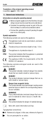 Предварительный просмотр 10 страницы EHEIM aqua160 Original Operating Manual