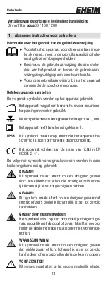 Предварительный просмотр 21 страницы EHEIM aqua160 Original Operating Manual