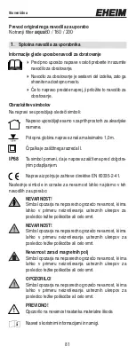 Предварительный просмотр 81 страницы EHEIM aqua160 Original Operating Manual