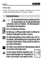 Preview for 5 page of EHEIM Aquaball Powerhead 1212 Instructions Manual