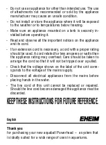 Preview for 12 page of EHEIM Aquaball Powerhead 1212 Instructions Manual