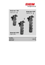 EHEIM biopower 160 Manual предпросмотр