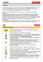 Preview for 64 page of EHEIM incpiria 200 marine Operating Instructions Manual