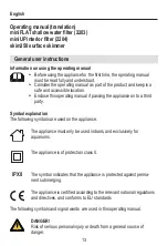 Предварительный просмотр 13 страницы EHEIM miniFLAT Operating Manual