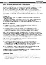 Preview for 8 page of EHEIM Professionel-3 2080 Operating Instructions Manual