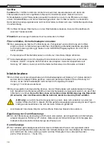 Preview for 10 page of EHEIM Professionel-3 2080 Operating Instructions Manual