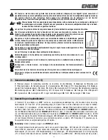 Предварительный просмотр 24 страницы EHEIM Professionel 3e 2076 Operating Instructions Manual