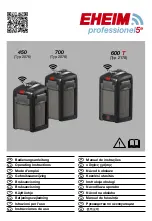 EHEIM professionel5e 450 Operating Instructions Manual preview