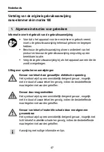 Предварительный просмотр 47 страницы EHEIM skim marine 100 Operating Instructions Manual