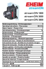 EHEIM streamON 1800 Operating Instructions Manual preview