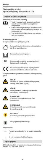 Preview for 36 page of EHEIM thermocontrol+ 150 Operating Manual