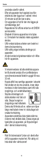 Preview for 48 page of EHEIM thermocontrol+ 150 Operating Manual