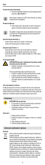 Preview for 70 page of EHEIM thermocontrol+ 150 Operating Manual