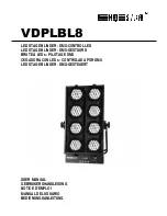 Предварительный просмотр 1 страницы EHQ Power VDPLBL8 User Manual