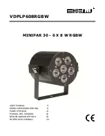 EHQ Power VDPLP608RGBW User Manual предпросмотр