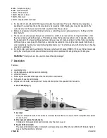 Preview for 5 page of EHQ Power VPA600MB User Manual